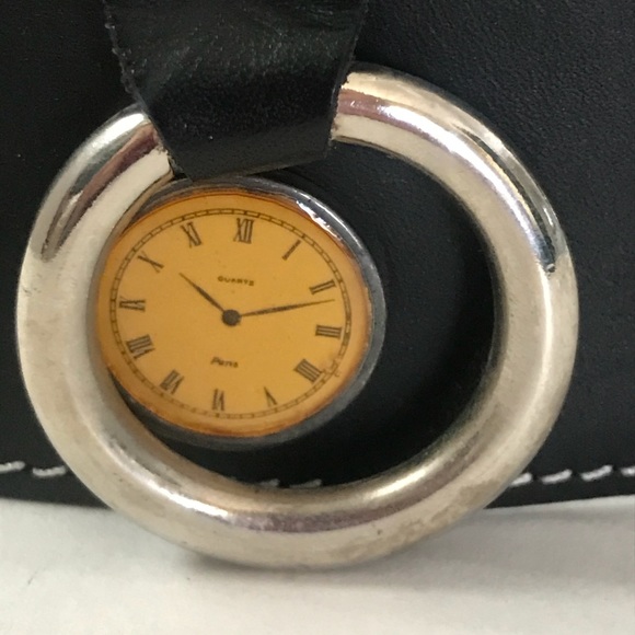 CLOCK Belt IL CINTURAIO Watch Wide Italian Leather - Picture 12 of 15